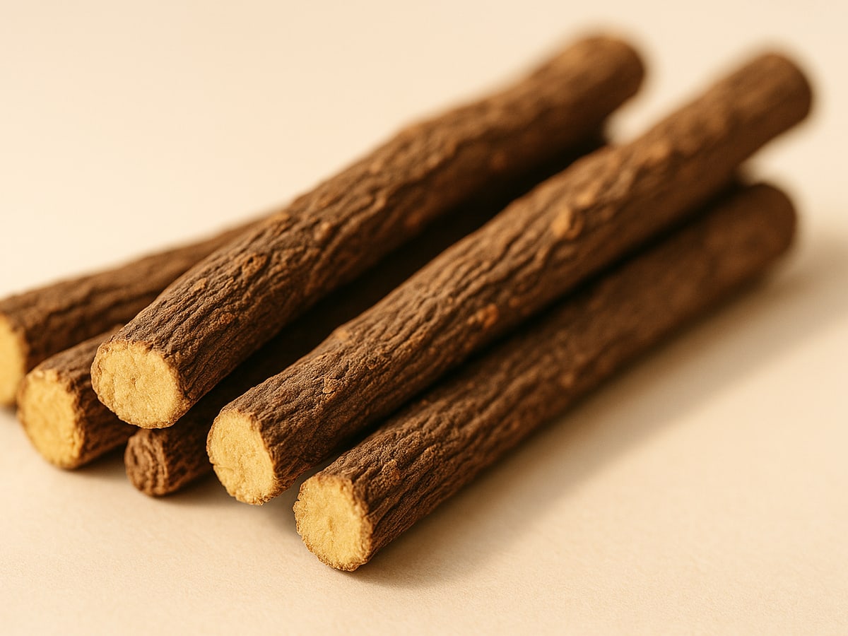 Licorice root (yashtimadhu) — brightening botanical in Varnyaglow Botanical Glow Booster Serum